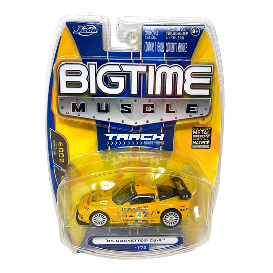 Jada Bigtime Muscle Track Series '05 Corvette C6-R 1:64 Diecast