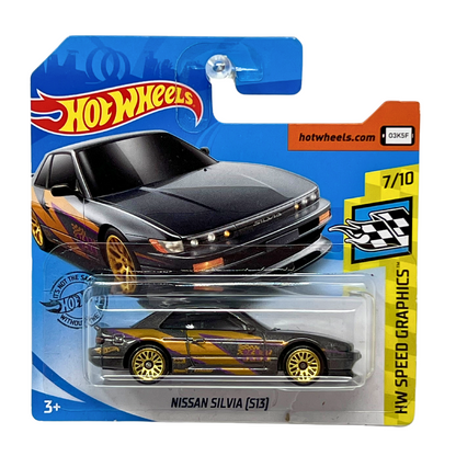 Hot Wheels HW Speed Graphics Nissan Silvia (S13) JDM 1:64 Diecast Short Card