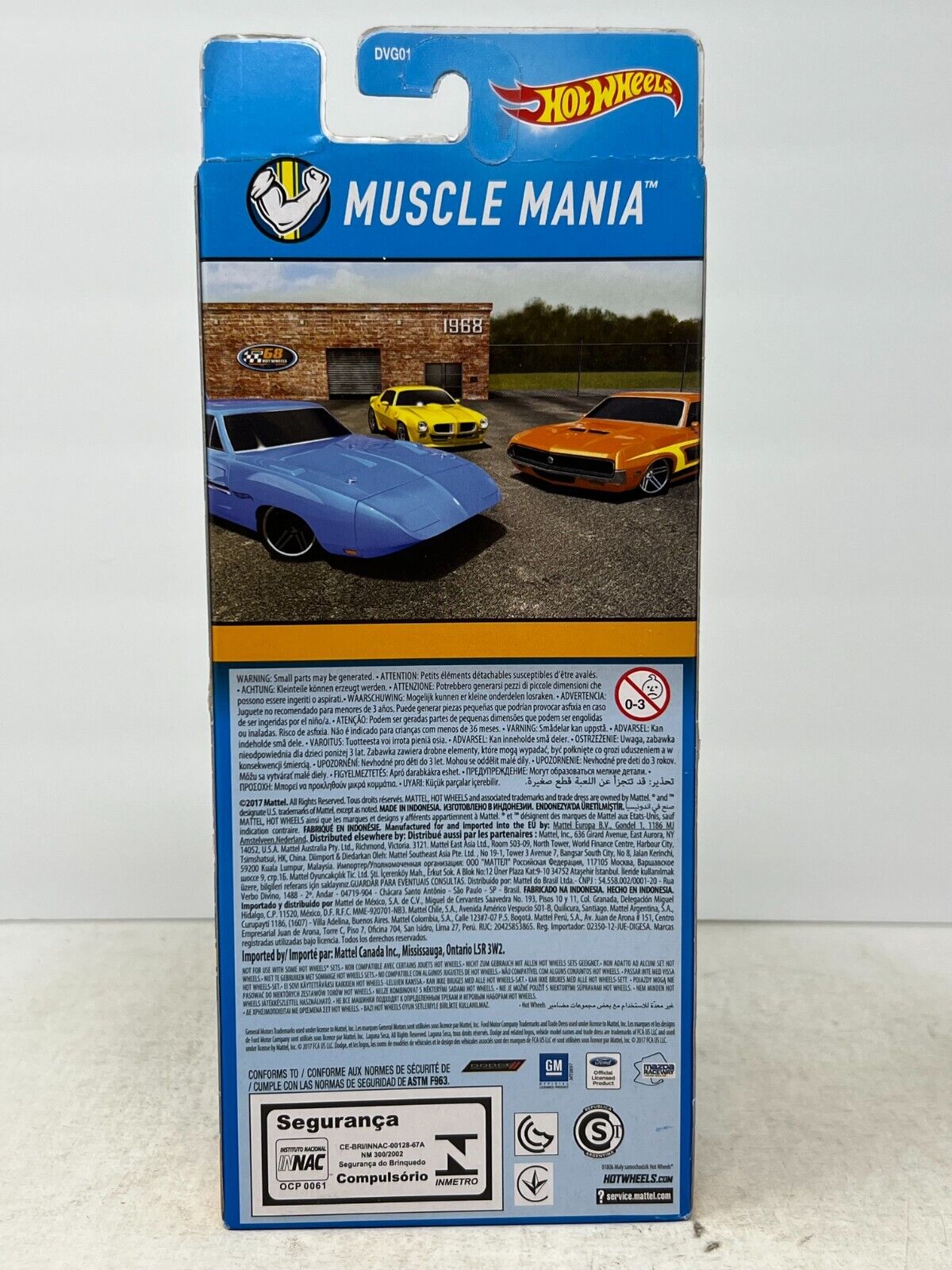 Hot Wheels 2017 Muscle Mania 5-Car Set 1:64 Diecast