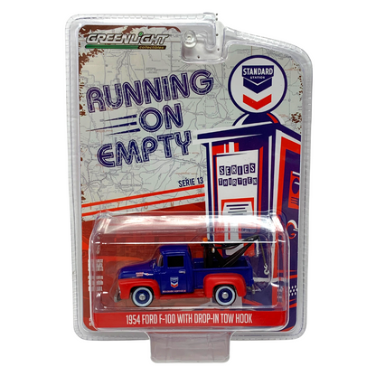 Greenlight Running on Empty Series 13 1954 Ford F-100 With Tow Hook 1:64 Diecast