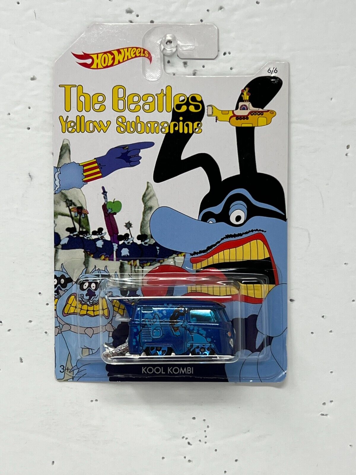 Hot Wheels The Beatles Yellow Submarine Kool Kombi Van European Car 1:64 Diecast