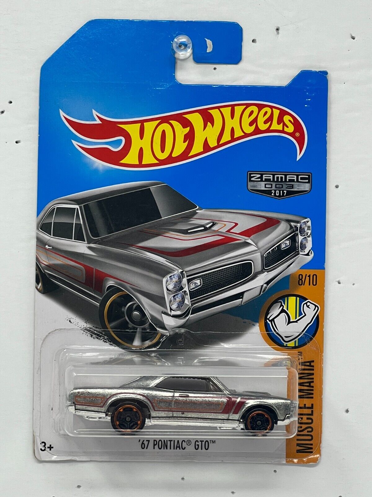 Hot Wheels Zamac Muscle Mania '67 Pontiac GTO 1:64 Diecast