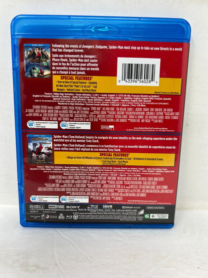 Spider-Man: Far From Home / Homecoming (Blu-ray, 2019) Marvel Good Condition!!!