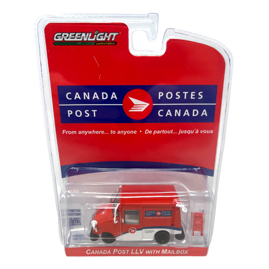 Greenlight Canada Post LLV with Mailbox 1:64 Diecast