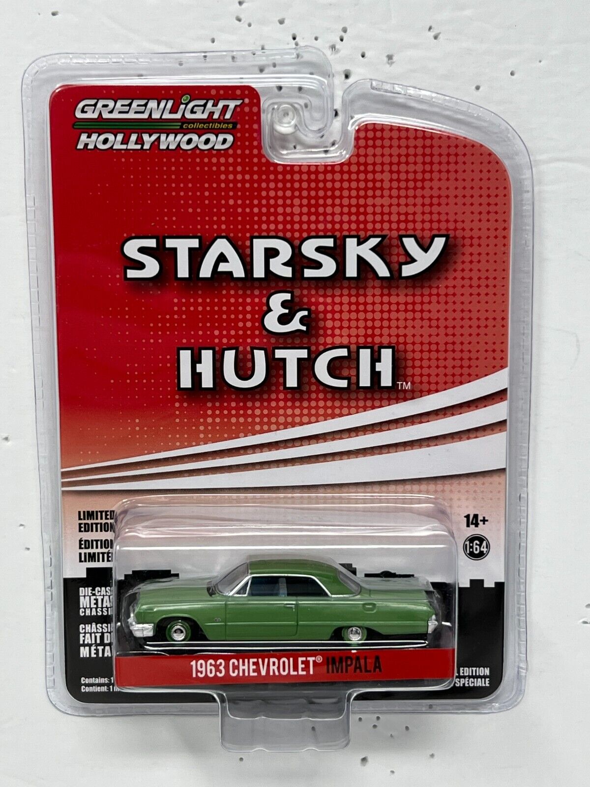 Greenlight Hollywood Starsky & Hutch 1963 Chevrolet Impala 1:64 Diecast
