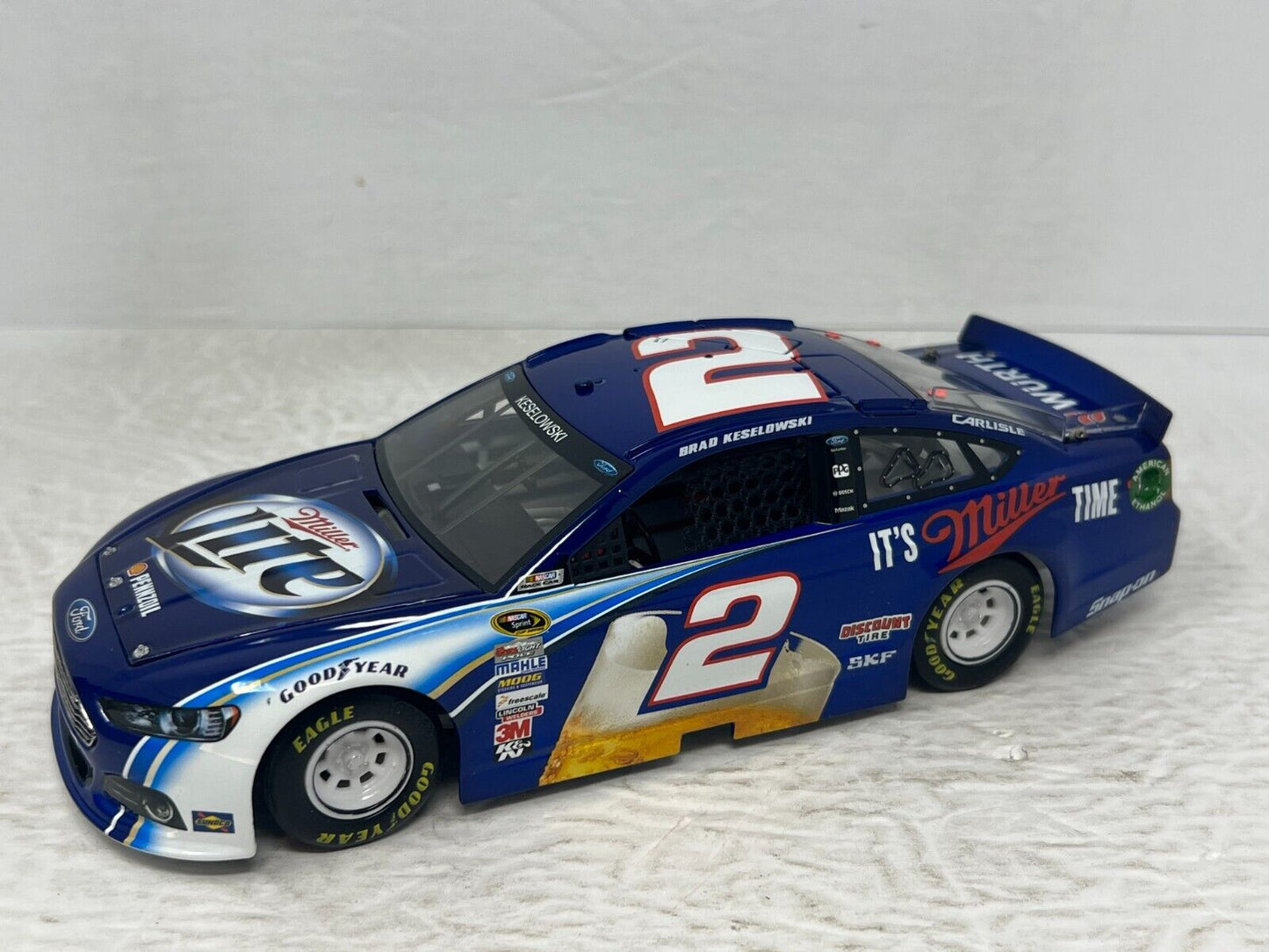 Lionel RCCA Elite Nascar #2 Brad Keselowski Miller Lite 2013 Fusion 1:24 Diecast