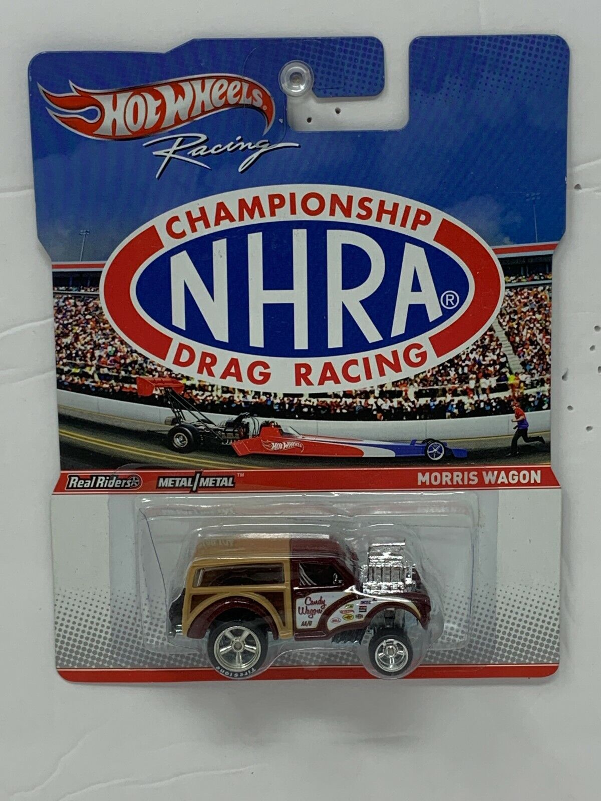 Hot Wheels Racing NHRA Championship Morris Wagon Real Riders 1:64 Diecast