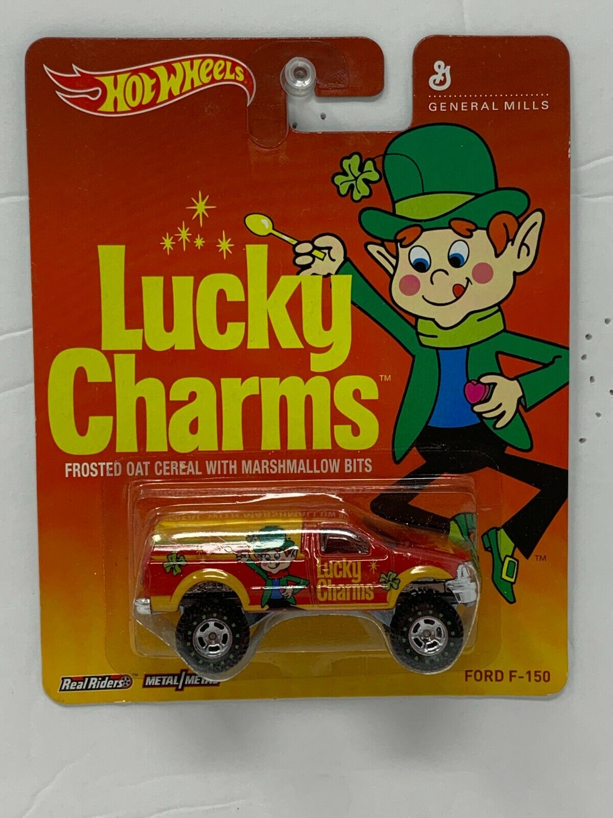 Hot Wheels Lucky Charms Ford F-150 Real Riders 1:64 Diecast