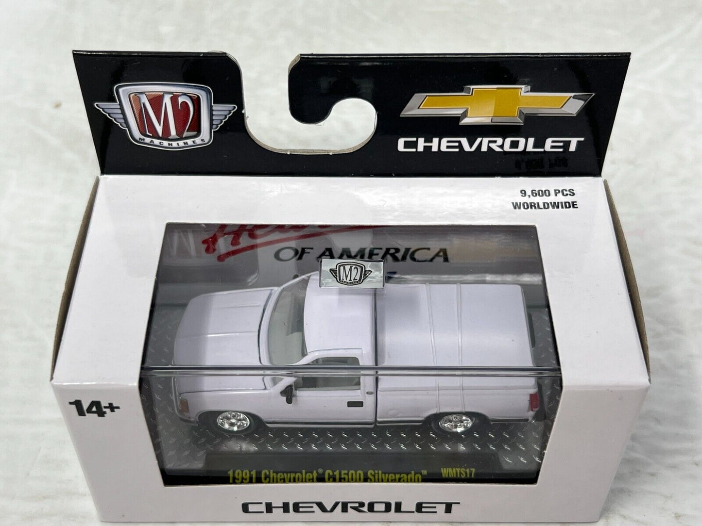 M2 Machines Chevy Siverado & GMC Sierra Set Of 6 With Sleeve 1:64 Diecast