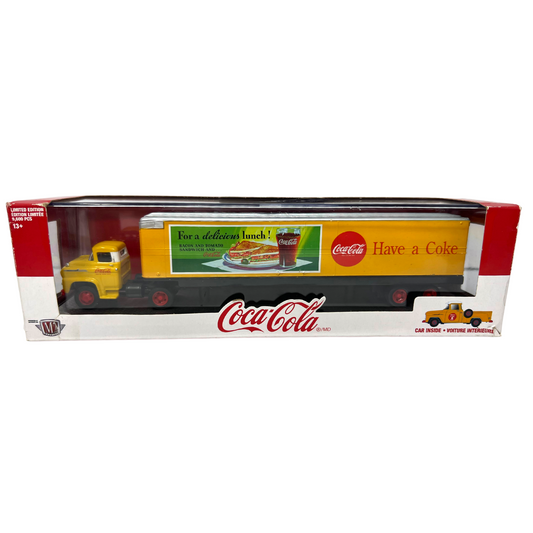 M2 Machines Coca-Cola Spartan LCF & 1958 Chevy Apache Stepside 1:64 Diecast