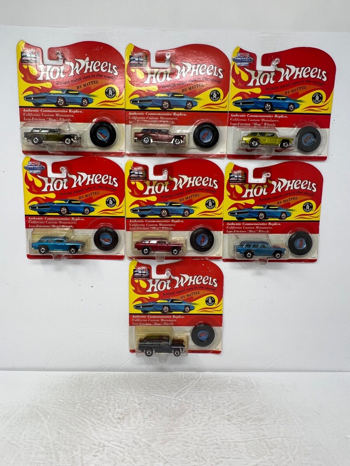 Hot Wheels Vintage & 25th Collection Redline Classic Nomad 1:64 Diecast Lot of 7