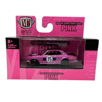 M2 Machines PINK 1971 Nissan Skyline GT-R S110 1:64 Diecast