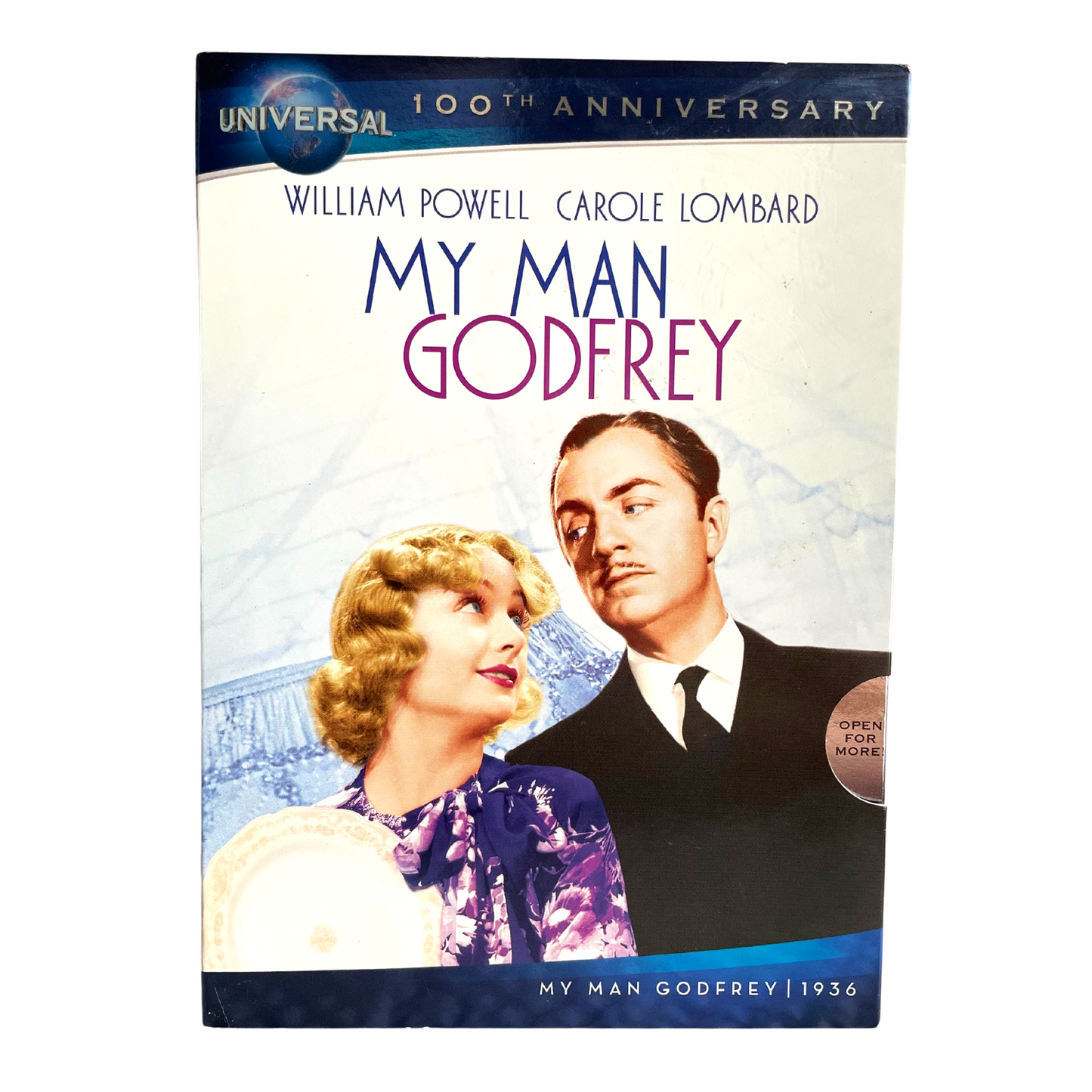 My Man Godfrey (DVD, 2012) William Powell Carole Lombard Drama Good Condition!!!