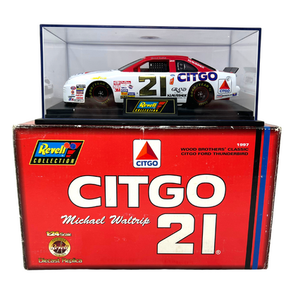 Revell Nascar #21 Michael Waltrip Citgo Wood Brothers 1997 Ford 1:64 Diecast