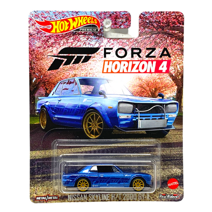 Hot Wheels Premium Forza Horizon Nissan Skyline HT 2000 GT-X 1:64 Diecast