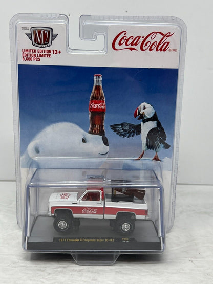 M2 Machines Coca-Cola 1973 Chevrolet Cheyenne Super 10 4x4 PB02 1:64 Diecast