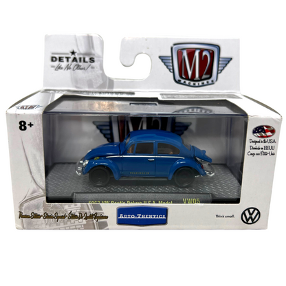 M2 Machines Auto-Thentics 1967 VW Beetle Deluxe U.S.A. Model VW05 1:64 Diecast