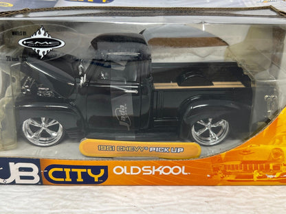 Jada Dub City Oldskool 1951 Chevy Pickup Wheels KMC 1:24 Diecast