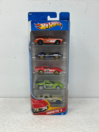 Hot Wheels Corvette 5-Car Gift Set 1:64 Diecast