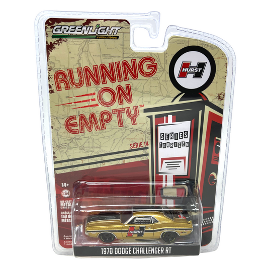 Greenlight Running on Empty Series 14 1970 Dodge Challenger RT 1:64 Diecast