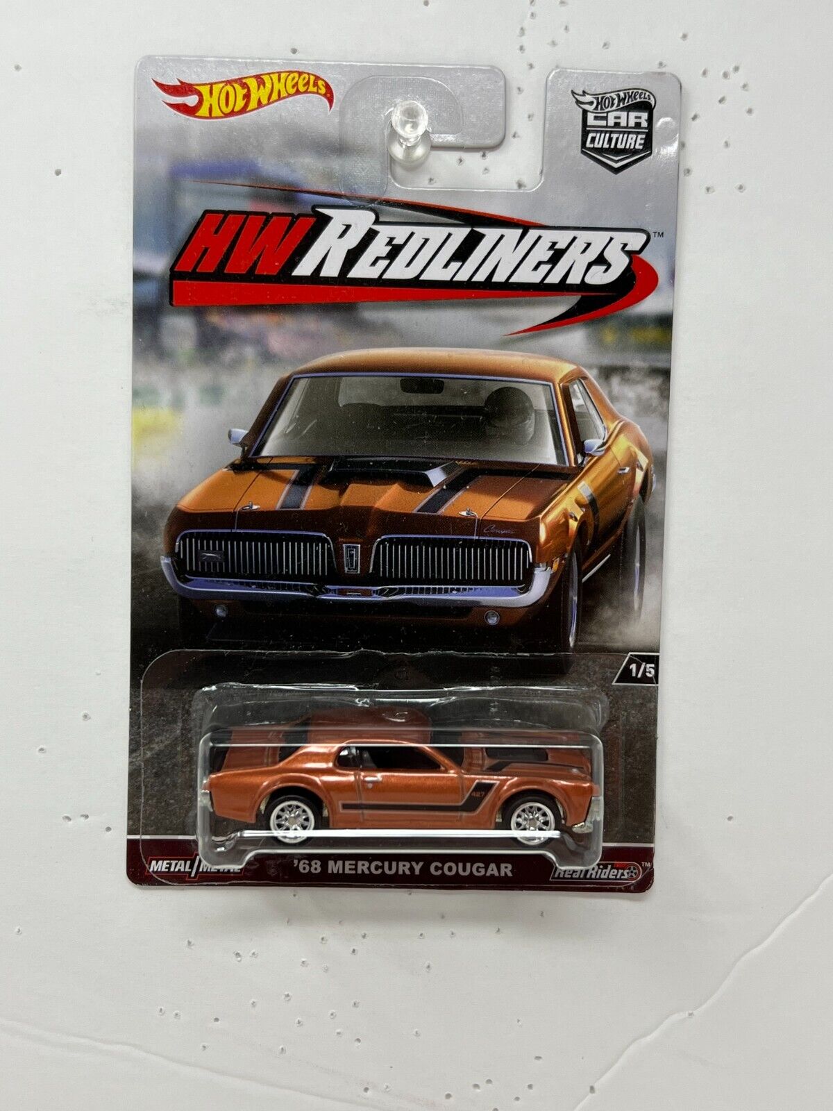 Hot Wheels Premium Car Culture HW Redliners '68 Mercury Cougar 1:64 Diecast