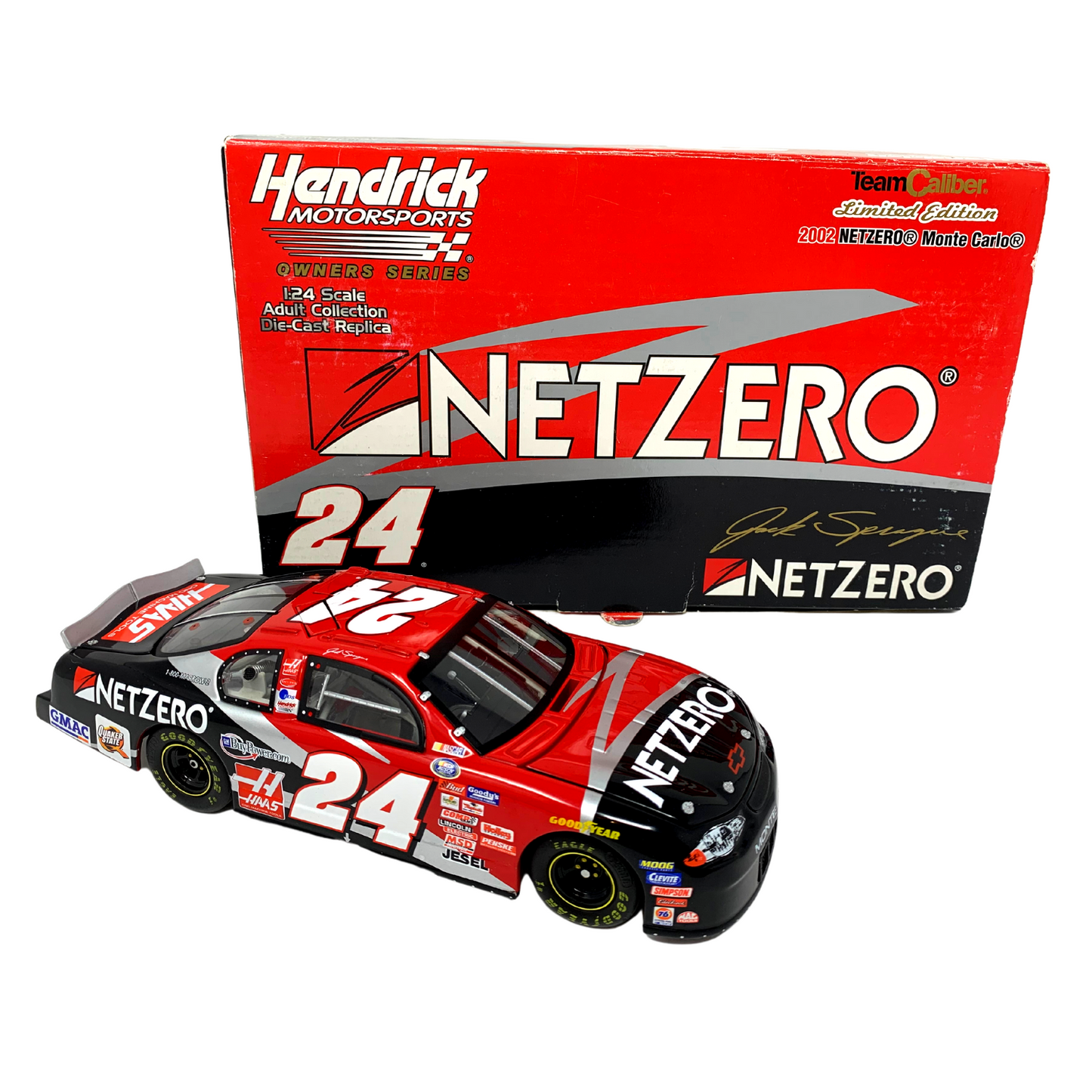 Team Caliber Owners Series Nascar #24 Jack Sprague Netzero  Chevy 1:24 Diecast