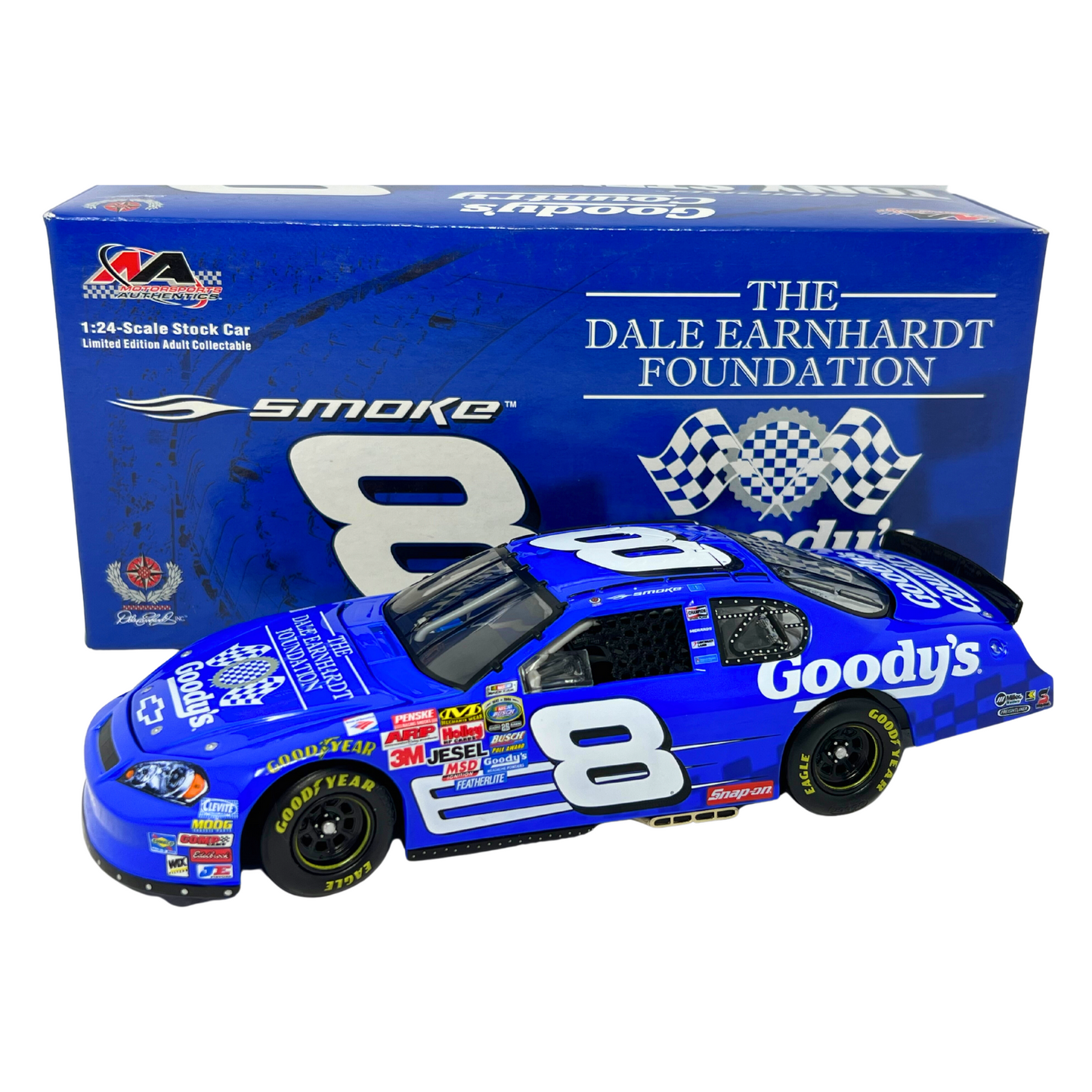 Motorsports Authentics #8 Tony Stewart Goody's GM Dealers 2006 1:24 Diecast