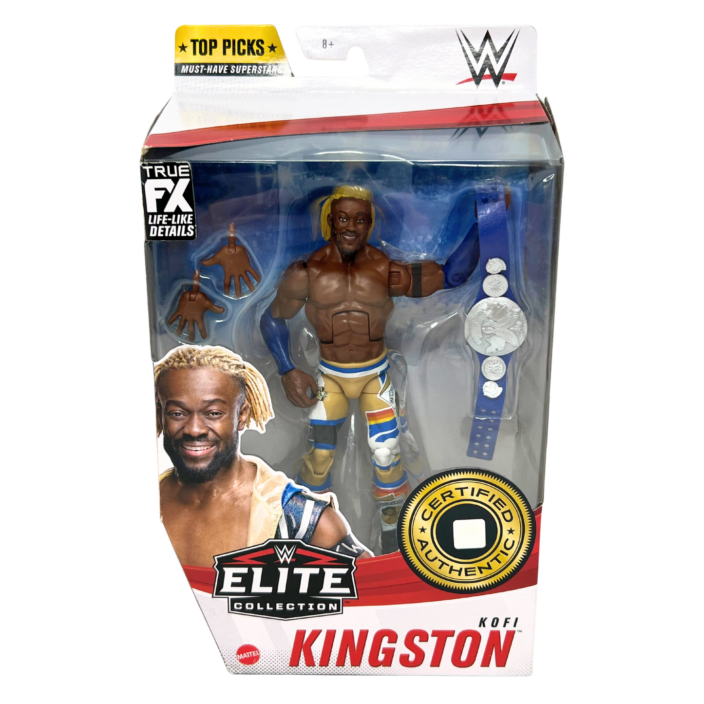 WWE Elite Collection Kofi Kingston Top Picks 2020 Wrestling Action Figure Mattel