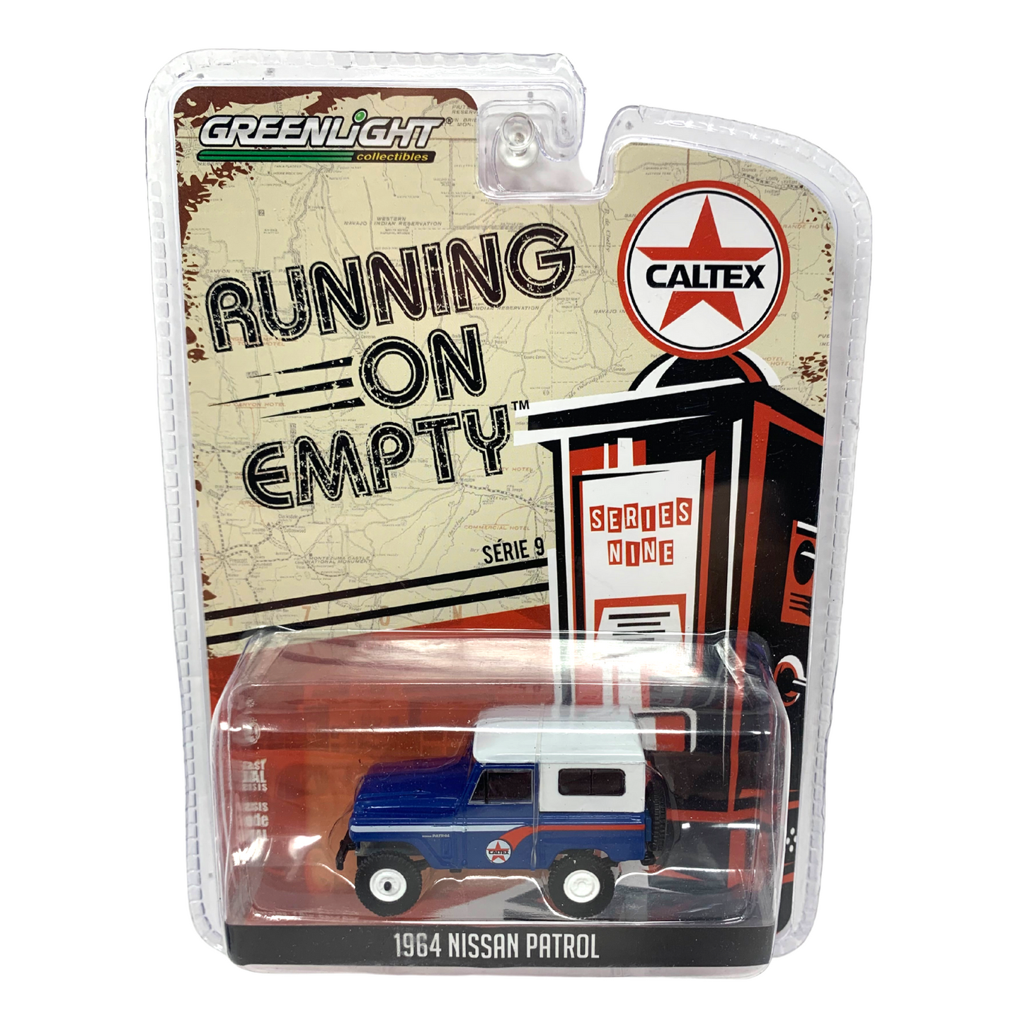 Greenlight Running On Empty Series 9 1964 Nissan Patrol 1:64 Diecast