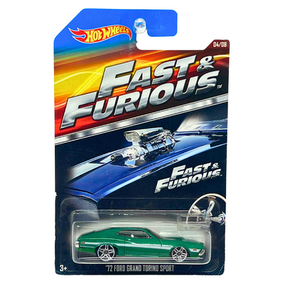 Hot Wheels Fast & Furious '72 Ford Grand Torino Sport 1:64 Diecast