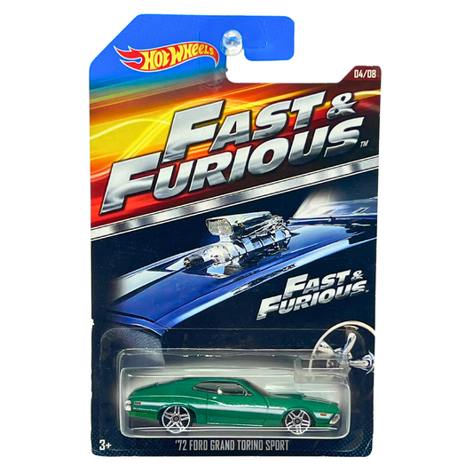 Hot Wheels Fast & Furious '72 Ford Grand Torino Sport 1:64 Diecast