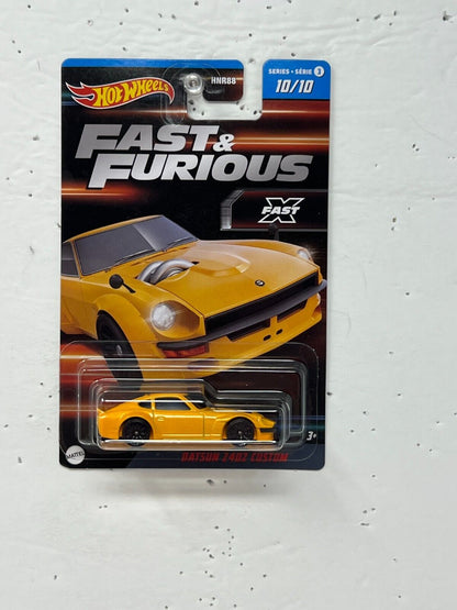Hot Wheels Fast & Furious Datsun 240Z Custom Fast X JDM 1:64 Diecast