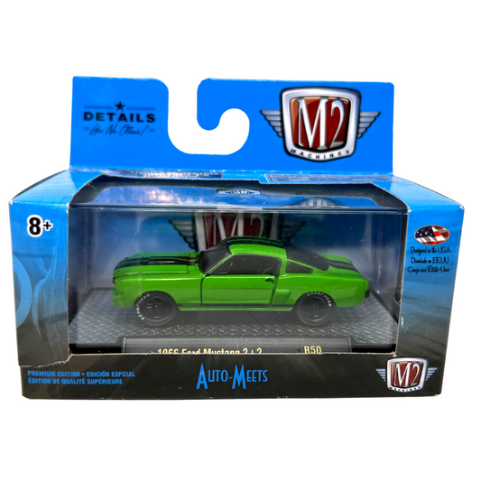 M2 Machines Auto-Meets 1966 Ford Mustang 2+2 R50 1:64 Diecast