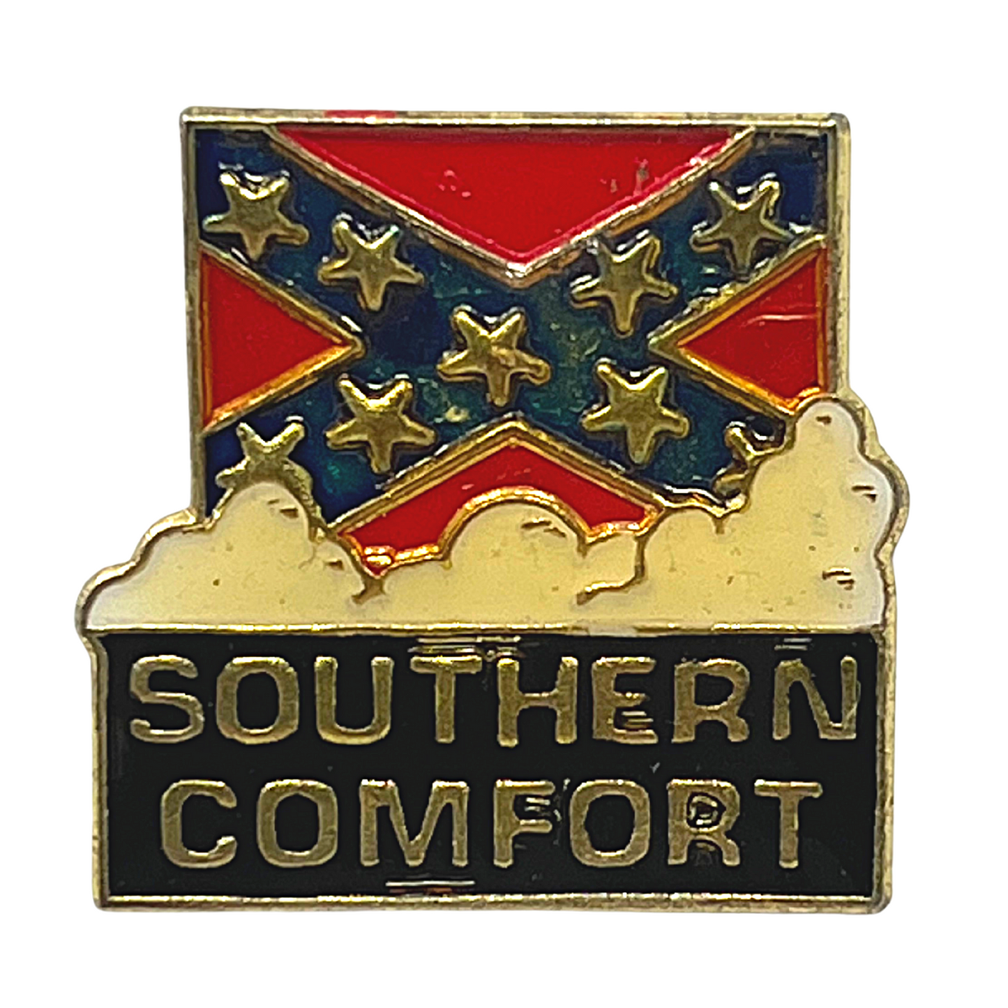 Southern Comfort Union Jack Patriotic Lapel Pin