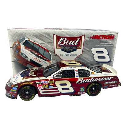 Action Nascar #8 Dale Earnhardt Jr Bud Born Date Feb. 12 GM Dealers 1:24 Diecast