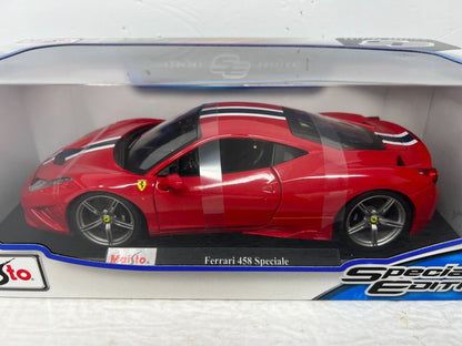 Maisto Ferrari 458 Speciale Special Edition 1:18 Diecast