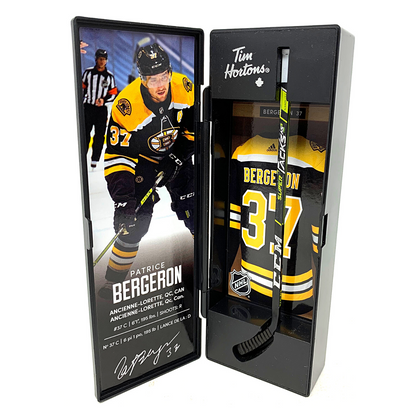 Patrice Bergeron Tim Hortons NHL Superstars Collectible Mini Hockey Stick