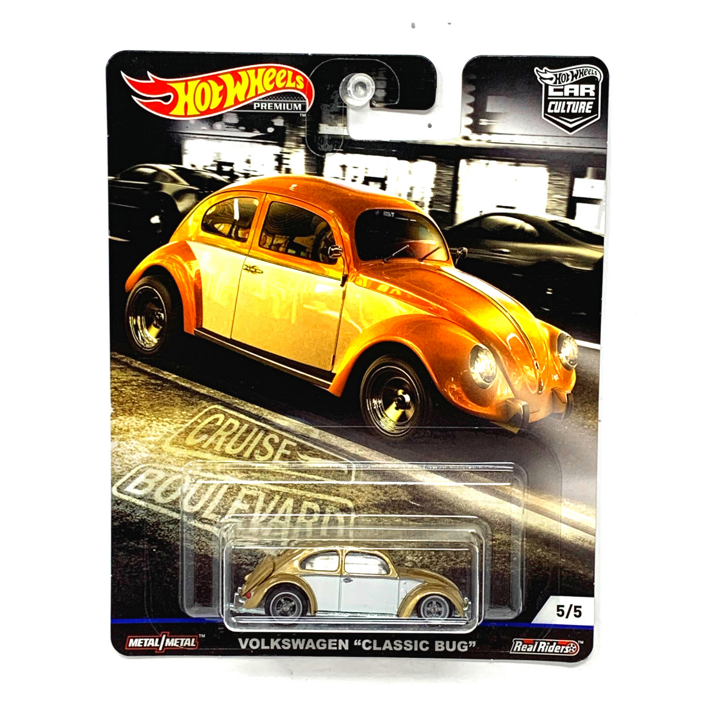 Hot Wheels Premium Car Culture Boulevard Volkswagen Bug Beetle 1:64 Diecast