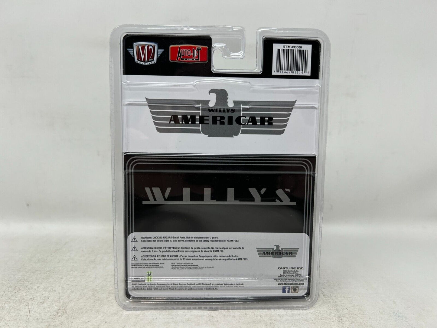 M2 Machines Auto Lifts Willys Americar 1941 Willys Coupe R23 1:64 Diecast