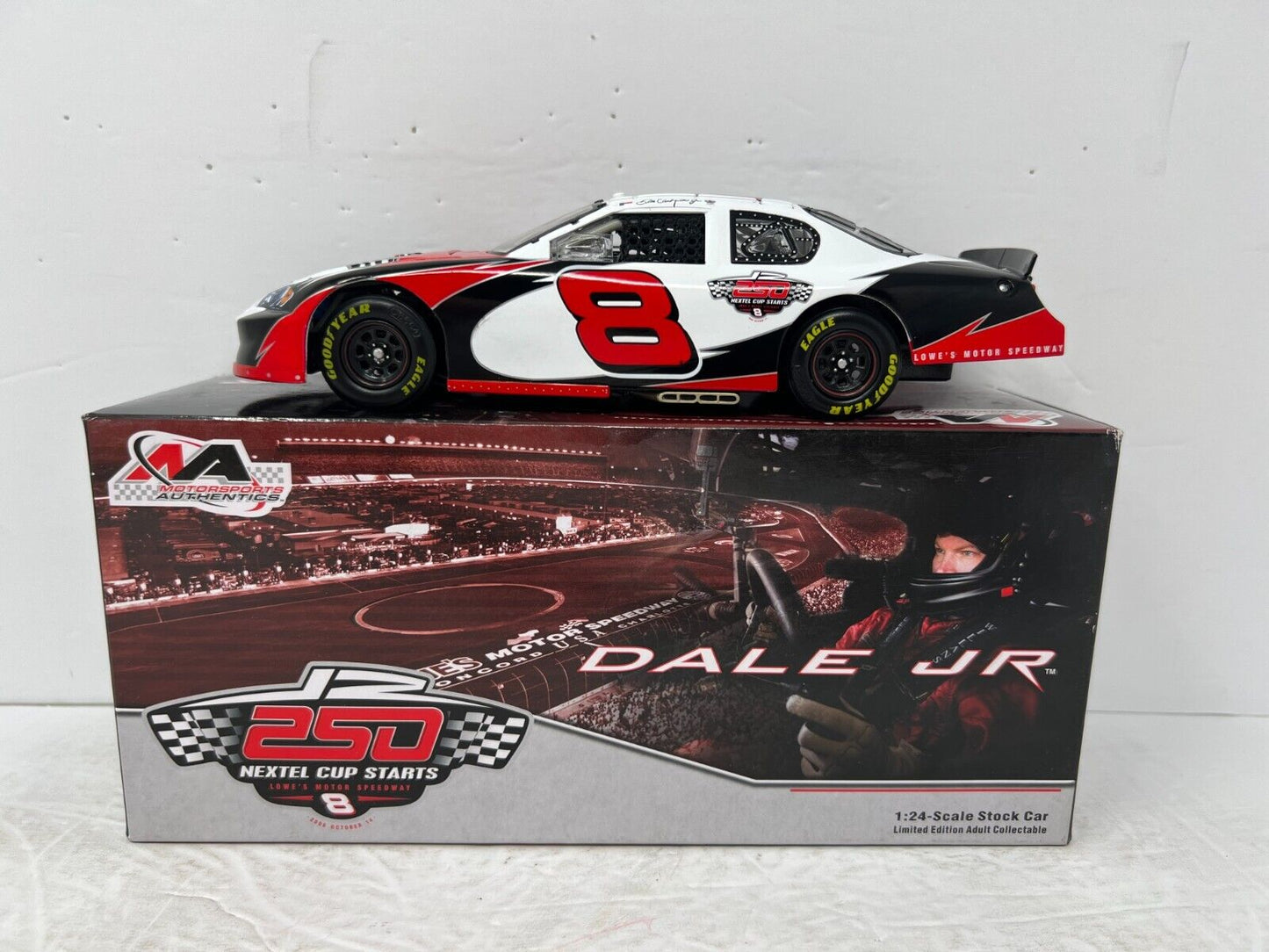 Motorsports Authentics #8 Dale Earnhardt Jr 250th Start GM Dealers 1:24 Diecast