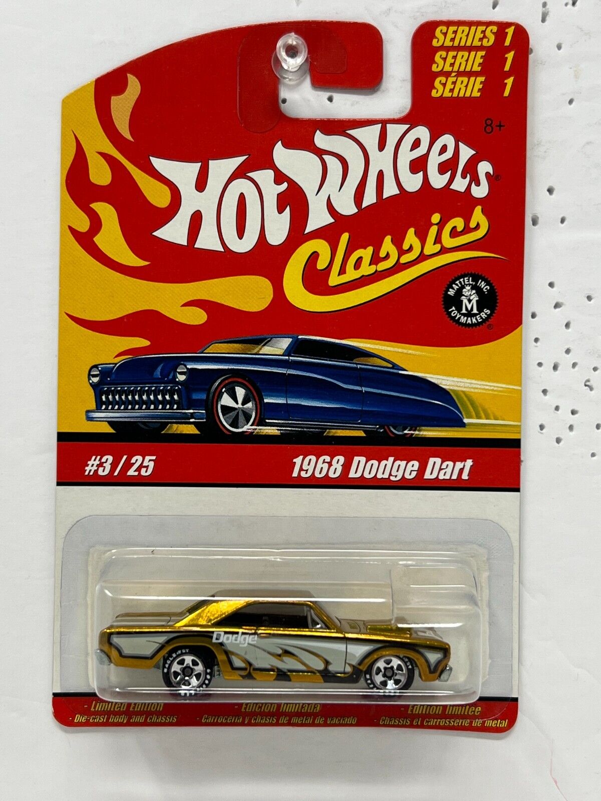 Hot Wheels Classics Series 1 1968 Dodge Dart 1:64 Diecast