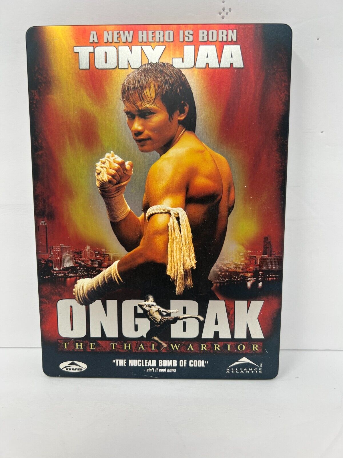 Ong-Bak: The Thai Warrior (DVD, 2005) Tony Jaa Steelbook Martial Arts Good Shape