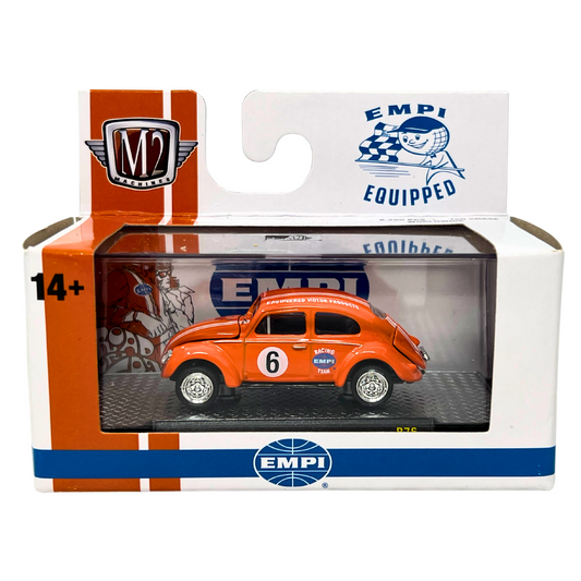 M2 Machines EMPI 1956 Volkswagen Beetle Deluxe U.S.A. Model 1:64 Diecast