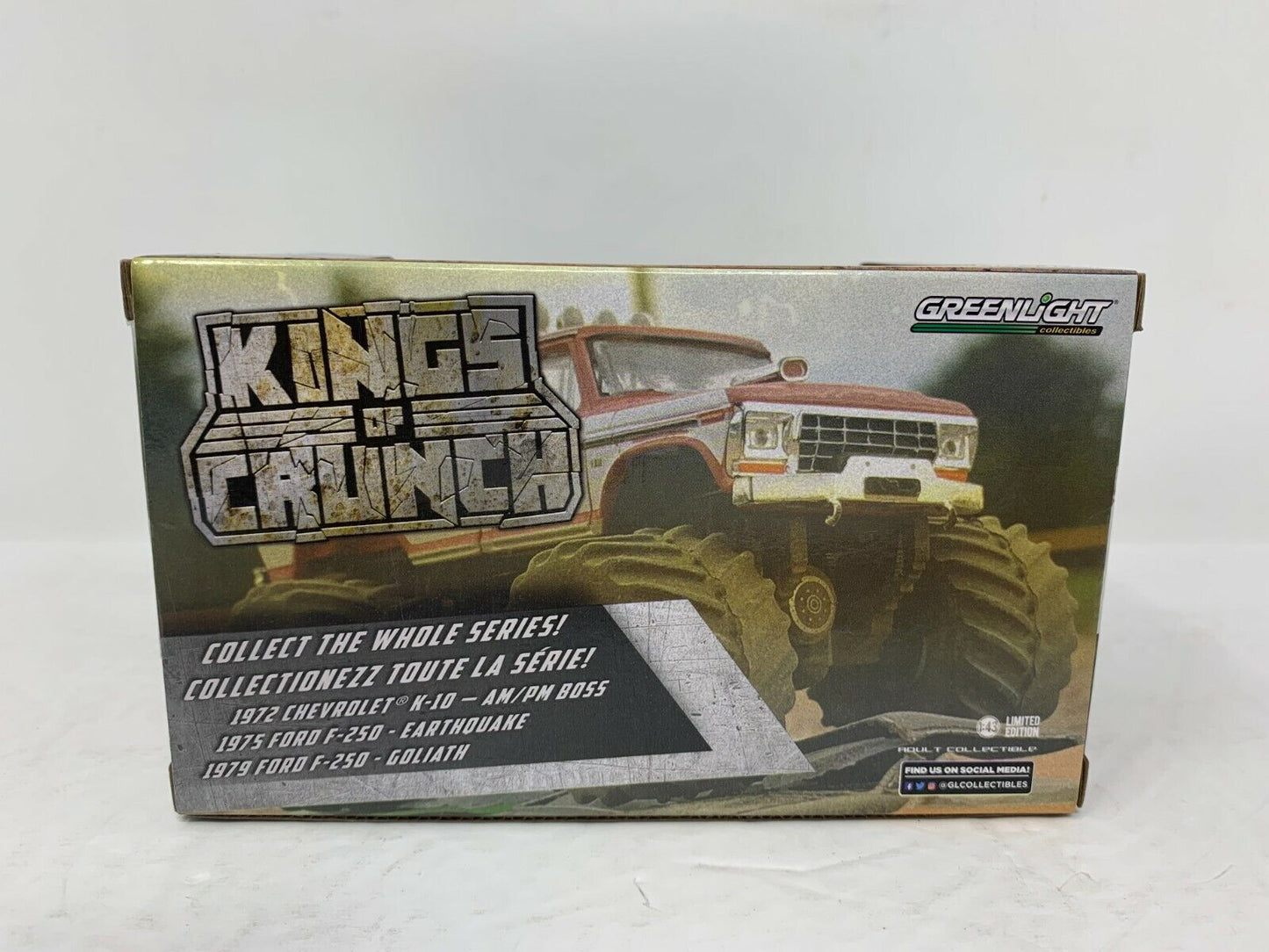 Greenlight Kings of Crunch 1979 Ford F-250 Goliath Green Machine 1:43 Diecast