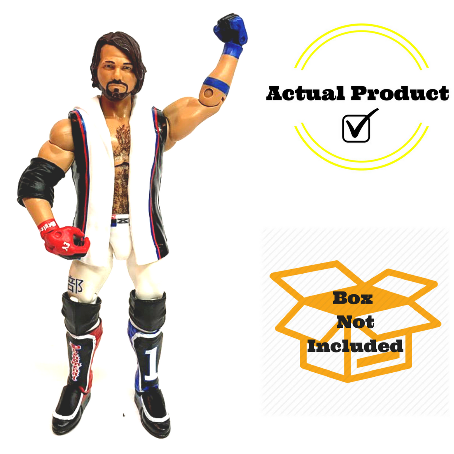 WWE AJ Styles Elite Collection Network Spotlight Wrestling Action Figure