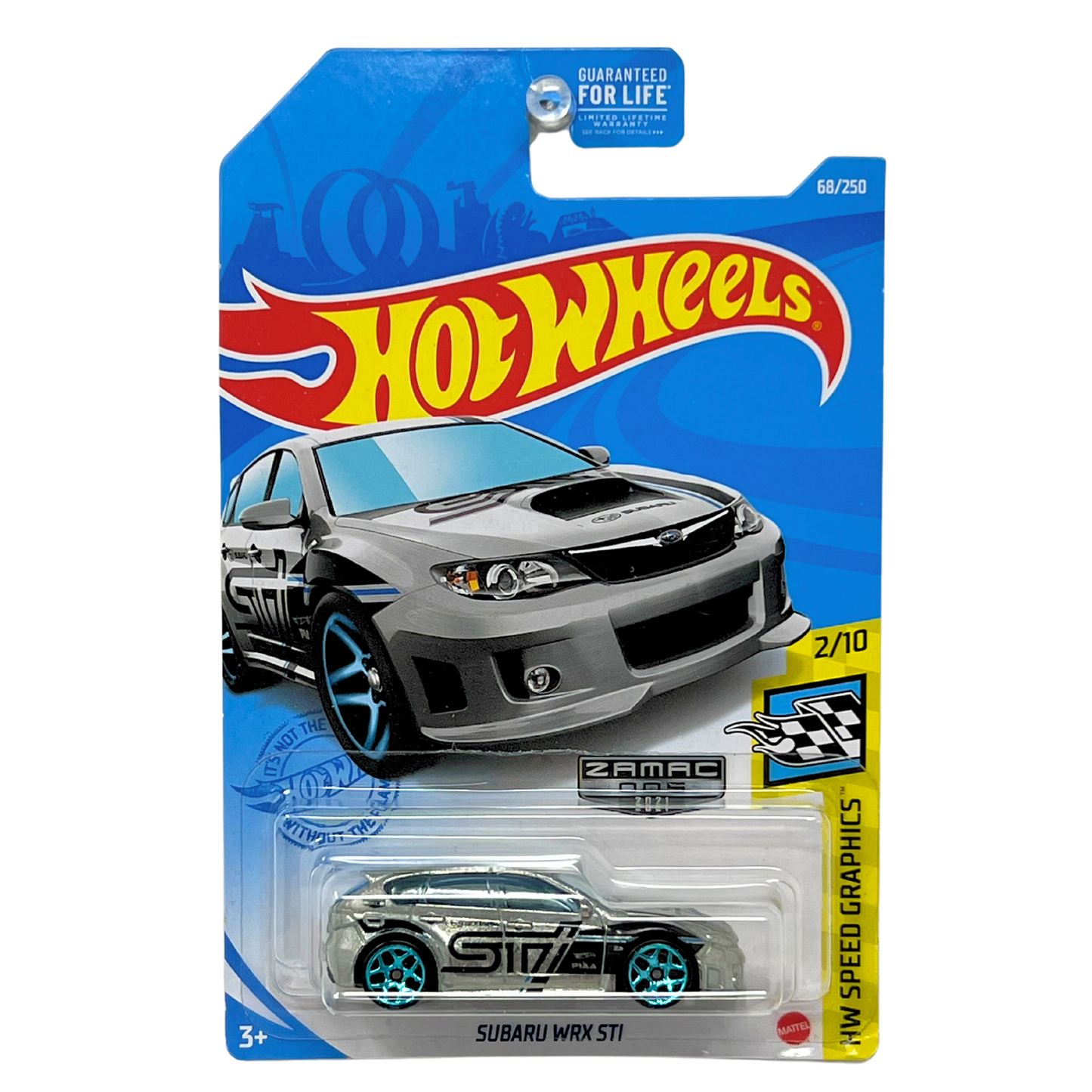 Hot Wheels Zamac 2017 HW Speed Graphics Subaru WRX STI 1:64 Diecast