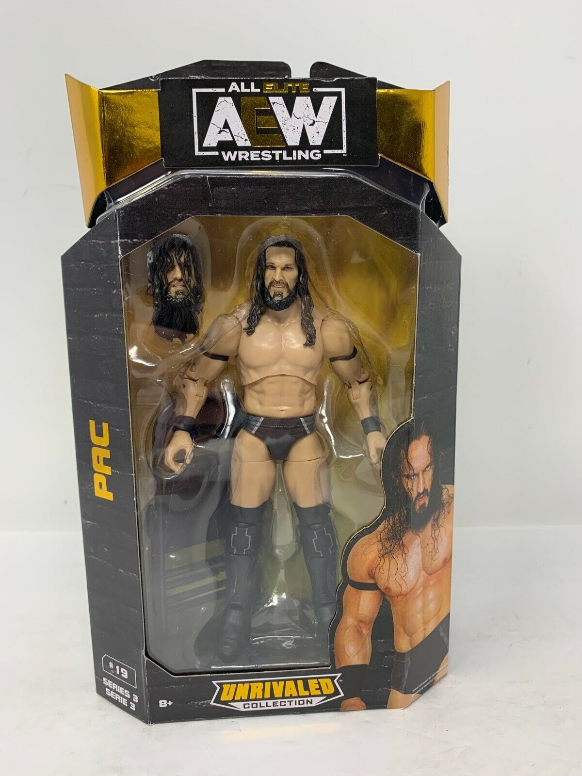 AEW Pac Unrivaled Series 3 #19 Jazwares Wrestling Action Figure