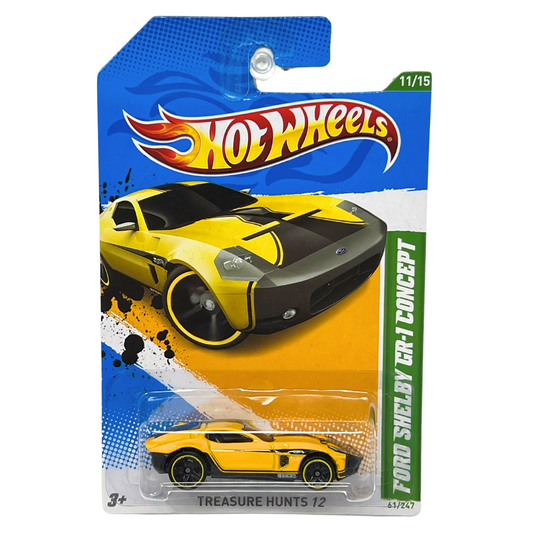 Hot Wheels Treasure Hunts 12 Ford Shelby GR-1 Concept 1:64 Diecast