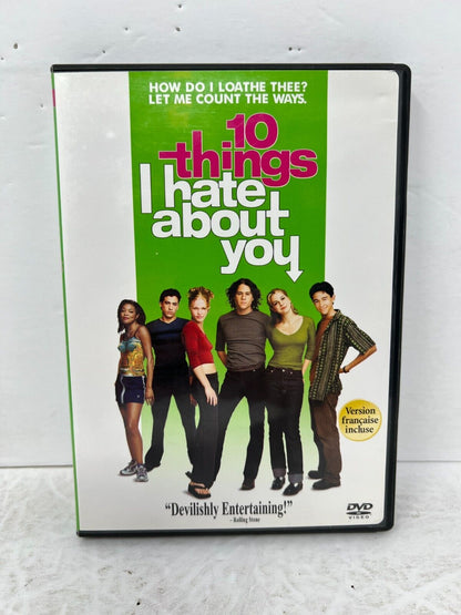 10 Things I Hate About You (DVD, 1999) Romance Heath Ledger Good Condition!!!