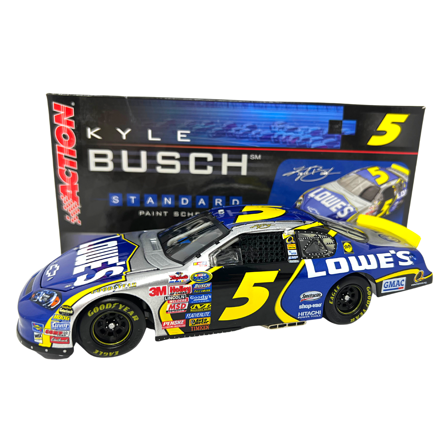 Action RCCA Nascar #5 Kyle Busch Lowe's 2006 Monte Carlo Club Car 1:24 Diecast